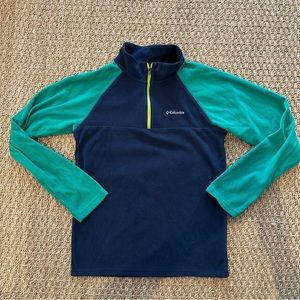 Columbia Boys’ Glacial Fleece Quarter Zip Pullover. Size L (14-16)